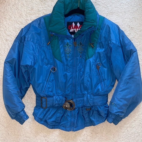 Vintage belted cima ski jacket - Picture 2 of 13